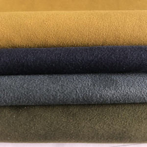 Suede <b>Fabric</b> <b>Medium</b> Weight Woven Polyester Cotton Brushed Sueded Car Interior Use Plain Solids Home Deco <b>Fabric</b> - Product Image 3