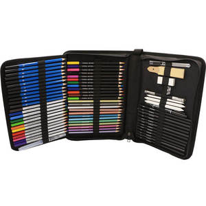 Fournitures d'art pailleté 72pcs Fournitures <span class=keywords><strong>de</strong></span> <span class=keywords><strong>dessin</strong></span> Set <span class=keywords><strong>de</strong></span> croquis <span class=keywords><strong>Pro</strong></span> Art Fournitures <span class=keywords><strong>de</strong></span> <span class=keywords><strong>dessin</strong></span> Crayons <span class=keywords><strong>de</strong></span> <span class=keywords><strong>couleur</strong></span> Kit avec bloc-notes - Product Image 2