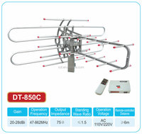 Antenne satellite extérieure rotative à 360 degrés Xinxidi avec amplificateur d'antenne TV 28dBi
