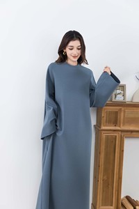 Khiêm tốn phụ nữ hồi giáo dài tay áo lỏng phù hợp ăn mặc thanh lịch phong cách cổ điển tùy chỉnh - Product Image 6