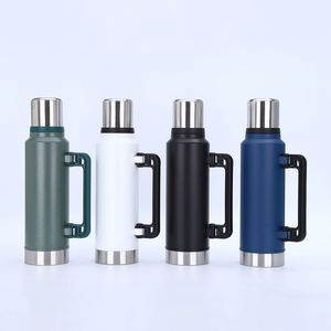 Personalized 1000ml 1400ml Outdoor Travel Beverage Drink Water Bottle Wide Mouth Insulated Stainless Steel Thermos Vacuum Flask - Product Image 3