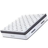 Surmatelas en mousse à mémoire de forme à ressorts compressés, taille Queen US Standard, luxe léger, épaisseur 38, personnalisé et roulé pour le commerce international