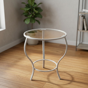 <b>Iron</b> Powder Coated Wire Frame Glass Top Antique Luxury Coffee <b>Table</b> - Product Image 3