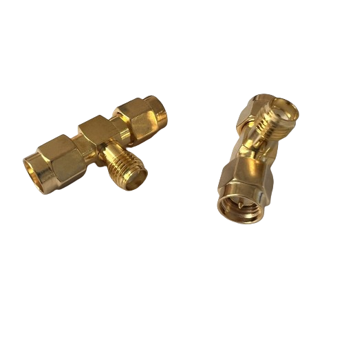 High Performance SMA-JKJ Coaxial Adapter Three Way SMA Male to Female to Male Connector Adapter With Low Price