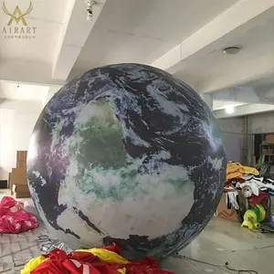 Гигантский надувной глобус земного шара 3 м х надувной шар планеты Самонадувающийся воздушный земли C-30