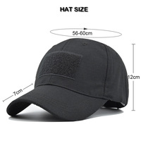 Casquette de baseball pour hommes 6 panneaux en coton Desert Camo Velcro Patch Back Snapback Peaked Trucker avec velcro Patch amovible