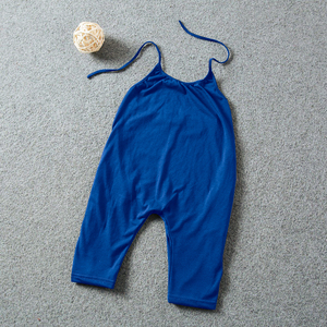Nueva Moda para Niñas Pequeñas: Pelele de Algodón con Tirantes, Mono Tipo Harem con Cordones, Ropa Deportiva Casual Holgada de Verano - Product Image 4