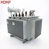 Transformateur triphasé refroidi par huile 33kV 300kVA 400kVA 500kVA 600kVA 50Hz/60Hz S11/S13 Distribution d'énergie
