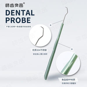 Outils dentaires pour soins orthodontiques, miroir buccal indépendant en acier inoxydable, sonde pour le nettoyage du tartre, équipement de remplissage dentaire - Product Image 6