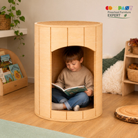 Meubles de garderie modernes en bois COMPANY, coin lecture silencieux pour enfants, coin lecture pour tout-petits, crèche Montessori, sensoriel