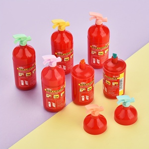 ปากกาเน้นข้อความเครื่องดับเพลิงที่แปลกใหม่อย่างสร้างสรรค์ปากกามาร์กเกอร์ PVC สีสันสดใสสำหรับการเขียนและวาดภาพเครื่องใช้สำนักงานที่สนุกสนาน - Product Image 3