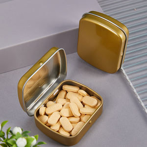 Высокое качество, жестяная коробка для конфет, металлическая жестяная коробка, металлическая жестяная коробка с откидной крышкой, черное белое золото, розовое золото - Product Image 5