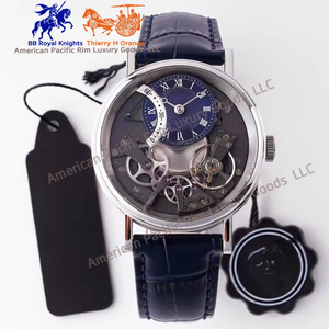 Reloj Mecánico Automático de Lujo para Hombre, Marca de Moda Bre-guet, Modelo 8821 BV, Doble Tourbillon Romano, Resistente al Agua - Product Image 5