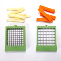 Multifunctionele handmatige plastic keuken aardappelchips- en groentesnijder