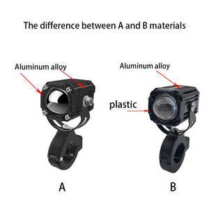 Fari Fendinebbia Moto Angel Eye Rossi a LED Luce Stroboscopica Mini Luci di Guida Lampada da Lavoro DRL per Auto Camion SUV ATV - Product Image 6