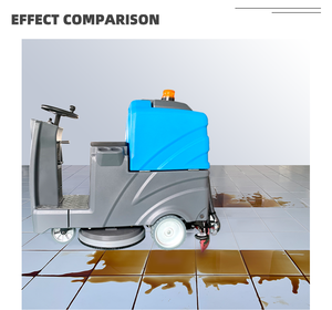 20 inch đi xe trên sàn tiên tiến làm sạch chà máy thương mại siêu thị sàn Scrubber - Product Image 4