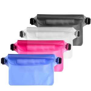 <strong>Waterproof</strong> PVC Sports Phone Pouch Fanny Pack <strong>Floating</strong> Dry <strong>Bag</strong> 3 Layers Sealing Swimming <strong>Bag</strong> Large Size Waist <strong>Bag</strong> Underwater - Product Image 2