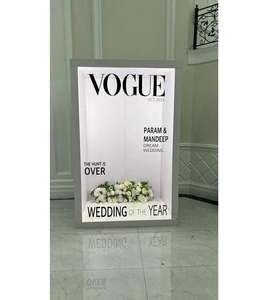 Accesorios de Exhibición Personalizados, Moderno Stand de Exhibición Portátil de 8 pies x 4 pies x 3 pies para Recuerdos de Boda - Product Image 3