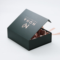 Boîte d'emballage en carton rigide recyclable personnalisée avec gaufrage, revêtement UV et dorure à chaud pour produits de soin de la peau et de la beauté