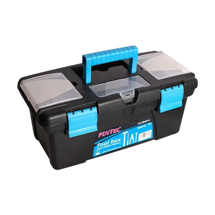 FIXTEC Tools Set Box High Quality 14" PP Plastic Tool Box