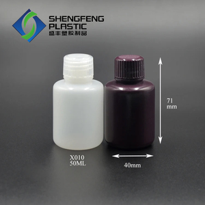 <span class=keywords><strong>50ml</strong></span> hẹp miệng Thuốc thử chai HDPE PP hẹp cổ nhựa Vòng phòng thí nghiệm chai nhựa - Product Image 1