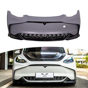 Nouveau kit <span class=keywords><strong>carrosserie</strong></span> YOFER Juniper en fibre de carbone pour Tesla Model Y, capot et pare-chocs avant, dernière version améliorée - Product Image 1