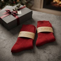 Bande adhésive personnalisée en papier pour emballage de chaussettes, manchon en papier imprimé sur mesure avec logo pour l'emballage de serviettes et de textiles