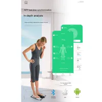 Báscula Digital Electrónica de Grasa Corporal OEM/ODM con Patrón Eco-Health para Pesar Grasa Corporal, Agua y Músculo, con Seguimiento de Peso Inteligente