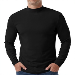 T-shirt de course à manches longues pour hommes, vente en gros, impression par sublimation, logo personnalisé, séchage rapide, jersey 100% coton respirant, style hip-hop - Product Image 1