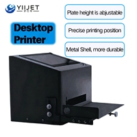 Nouvelle imprimante jet d'encre TIJ automatique 12,7 mm XP600 600 dpi portable de bureau avec pédale pour impression sur plastique souple, bouteilles, métal, cartons, dates et logos