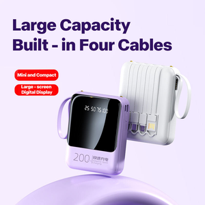 Nouveau Chargeur <span class=keywords><strong>Externe</strong></span> Mobile Universel avec LOGO Personnalisé, Taille Mini, 10000mAh/20000mAh pour Smartphone - Product Image 2