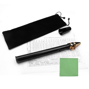 Mini saxophone de poche noir <span class=keywords><strong>Petit</strong></span> sax portable avec sac de transport noir Instrument à vent - Product Image 2