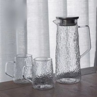 Lebensmittelechter Hochborosilikat-Glas-Teekannendeckel für Erwachsene - Hitzebeständiger Umweltfreundlicher Getränkebehälter für Saft und Eistee