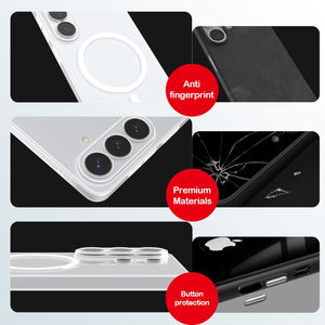 Custodia per telefono Samsung PP S26, cover rigida anti-ingiallimento con bordo rialzato, custodia protettiva antigraffio e antiurto - Product Image 4