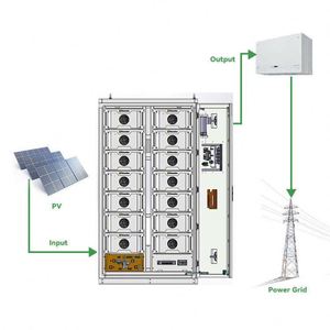 Système solaire hybride 100kwh 215kwh 200KWH 500kw Armoire de stockage d'énergie industrielle et commerciale - Product Image 6
