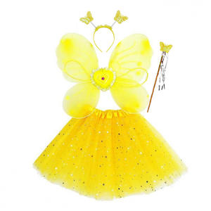 Conjunto de Disfraz de Hada con Tutú, Diadema y Varita para Niñas, Carnaval <span class=keywords><strong>2023</strong></span>. - Product Image 1