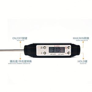 Mini thermomètre numérique de cuisson pour viande avec sonde électronique, idéal pour le barbecue et les boissons chaudes, outil de surveillance de la température des aliments en cuisine - Product Image 2