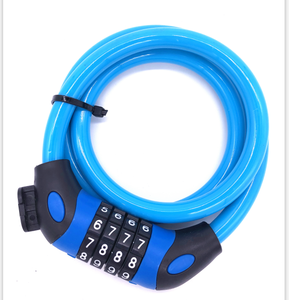 Lucchetto <span class=keywords><strong>Antifurto</strong></span> KST in Acciaio con Cavo e Codice a 4 Cifre per Biciclette da Montagna, Vendita all'Ingrosso - Product Image 4