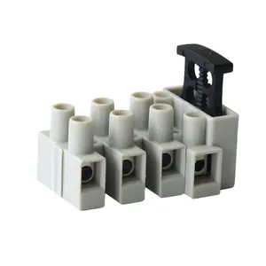 European Standard 1-5 Pole Screw Terminal Block with Fuse