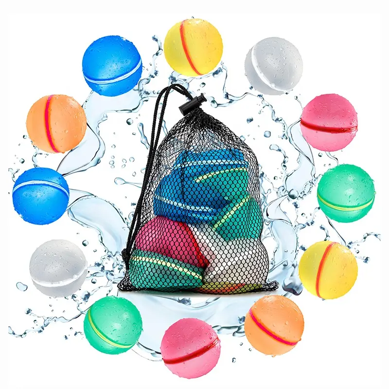 Soppycid - Brinquedos de verão, bolas de respingo, bombas de água, balões magnéticos reutilizáveis e recarregáveis de preenchimento rápido para crianças, brinquedos de verão