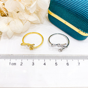 S925 Silver DIY Jewelry Accessory Empty Ring <b>Holder</b> with 7-9mm Round Beads 1959 <b>Bow</b> Design for Loose Pearls - Product Image 3