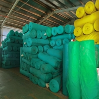 Filet de protection Paintball noir, filet en plastique vert, trou pour terrain de jeux, clôture de cour, 19x19mm