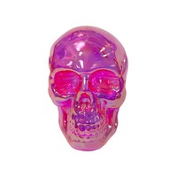Statue de Crâne Humain Lumineuse pour Halloween, Décoration Intérieure, Figurine en Plastique pour Fête, Décoration Horreur, Décoration de Fêtes, Cadeau