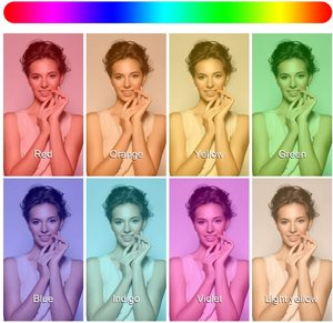 Anneau lumineux LED RGB 36/45/54 <span class=keywords><strong>cm</strong></span> (14/18/21 pouces) à intensité variable, pour selfie, studio, photographie professionnelle, éclairage d'appoint - Product Image 4