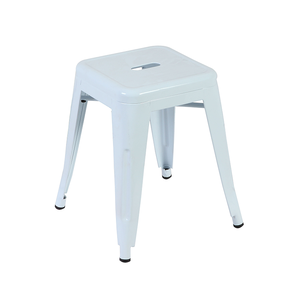Modern Low Height Metal Bar <strong>Stools</strong> for Home Bar Outdoor Living Hotel Kitchen- <strong>Stacking</strong> Furniture for Wholesale - Product Image 2
