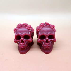 Velas con Forma de Calavera, Decoración de Terror y Novedosa, Velas Decorativas Temáticas para el Hogar, Accesorios para Fiestas de Halloween y Navidad - Product Image 3