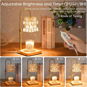 Lámpara de Mesa Moderna Ecológica de Vidrio con Pantalla Negra en Forma de Cúpula, LED Blanco Cálido de 3000K, Cuello Flexible en Forma de U para Dormitorio - Product Image 3