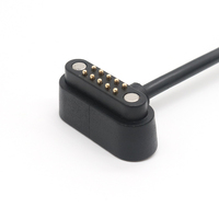 Câble de charge USB Type C mâle vers la sonde de contact, 10 broches, connecteur à broche à ressort, chargeur magnétique