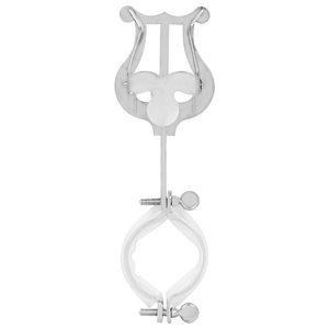 Pupitre de <span class=keywords><strong>musique</strong></span> pour clarinette en acier inoxydable support en silicone transparent pressé antirouille adapté à la clarinette Sib - Product Image 3