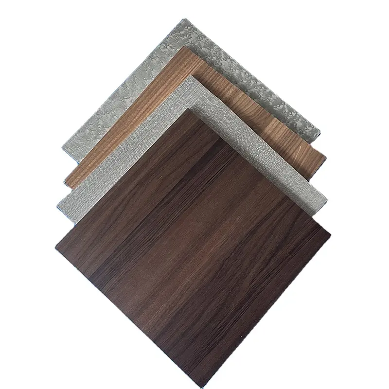 Jian Guan Schlussverkauf leichter 5mm schwarzer Küchenschrank PVC-Schaumbrett mit Holzmaserungverkleidung